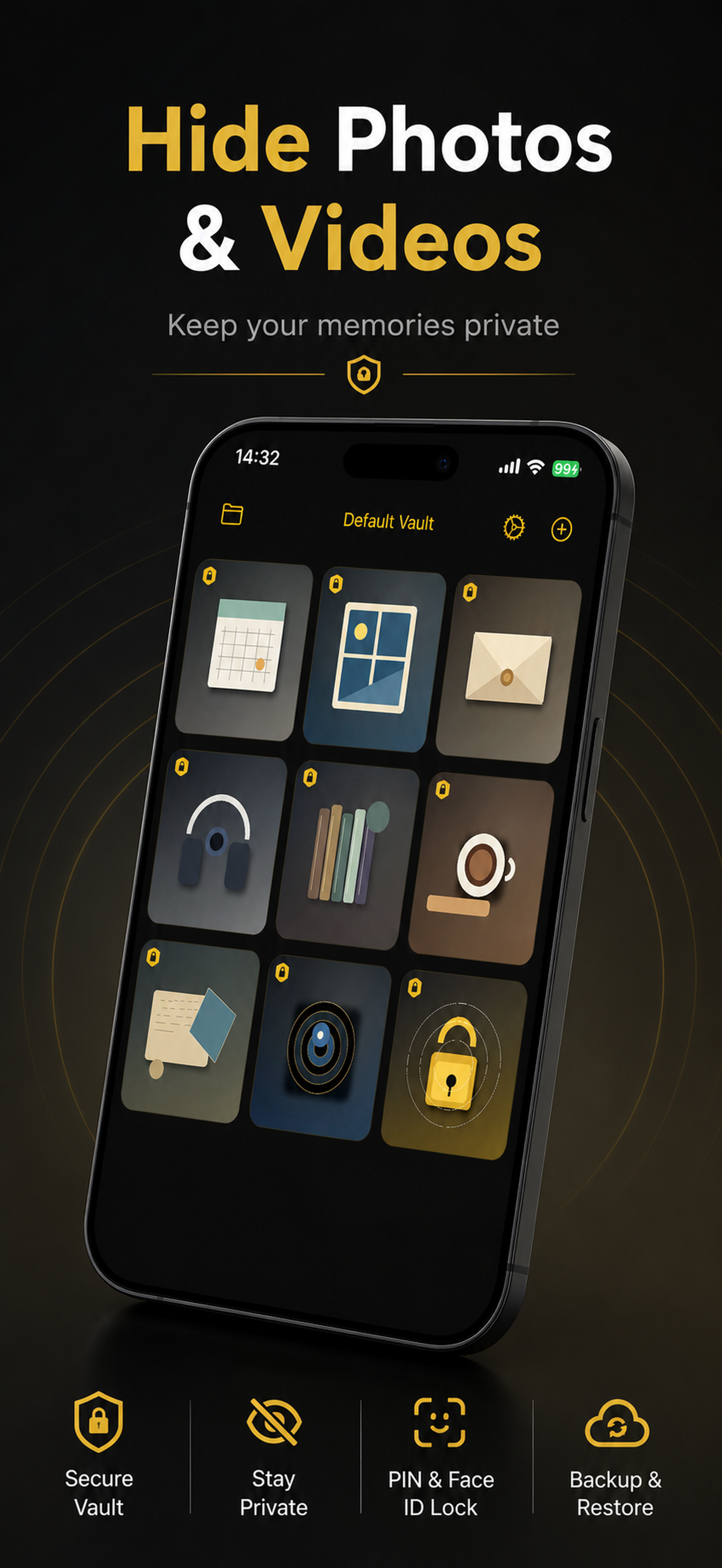 Hide Photos: Private Vault app preview 1