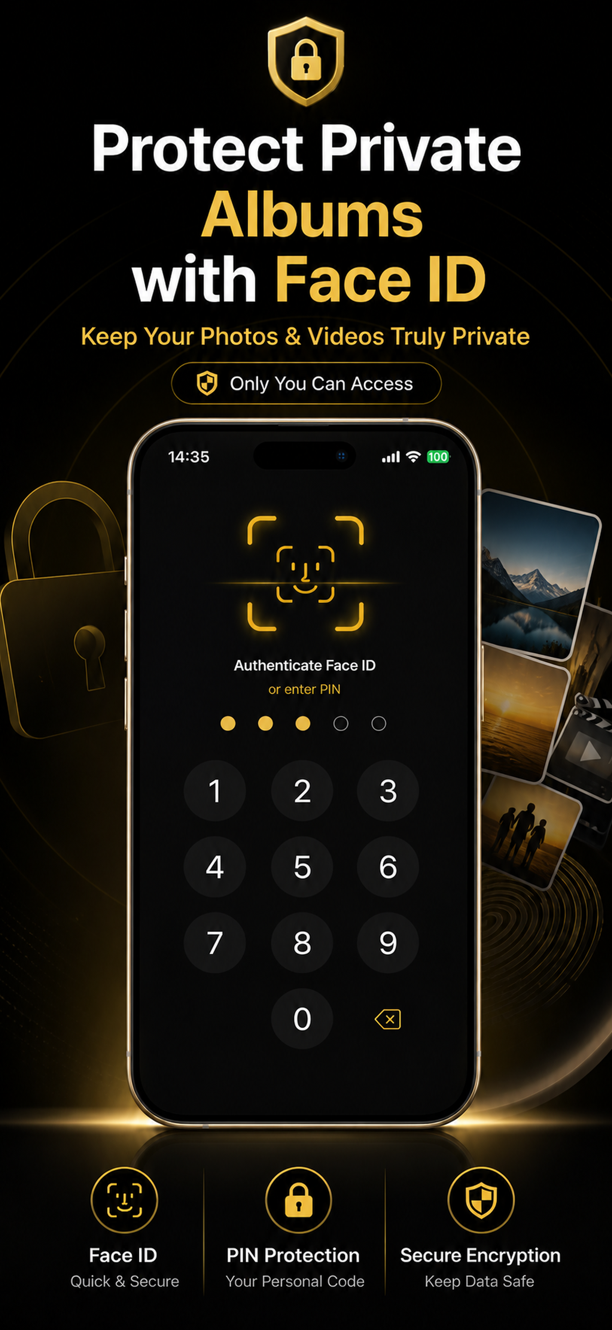 Hide Photos: Private Vault app preview 2
